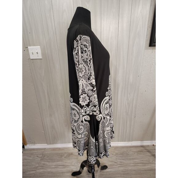 Women's Boho Whimsygoth Gothic Business Mob Wife Plus Size 1x Dress - Picture 2 of 7